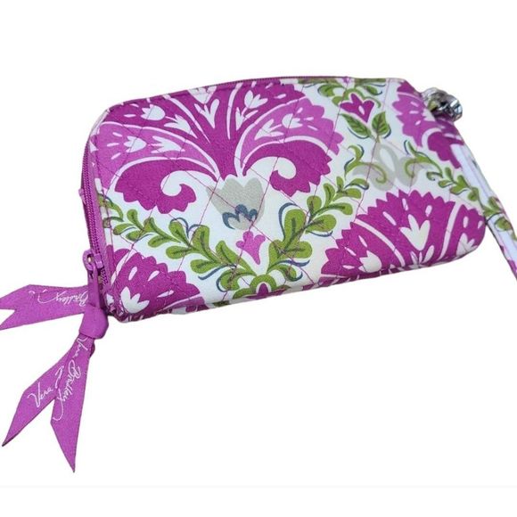 Vera Bradley Julep Tulip Purple Wristlet - Picture 4 of 8